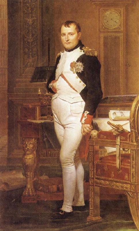 Jacques-Louis David Napoleon in his Study